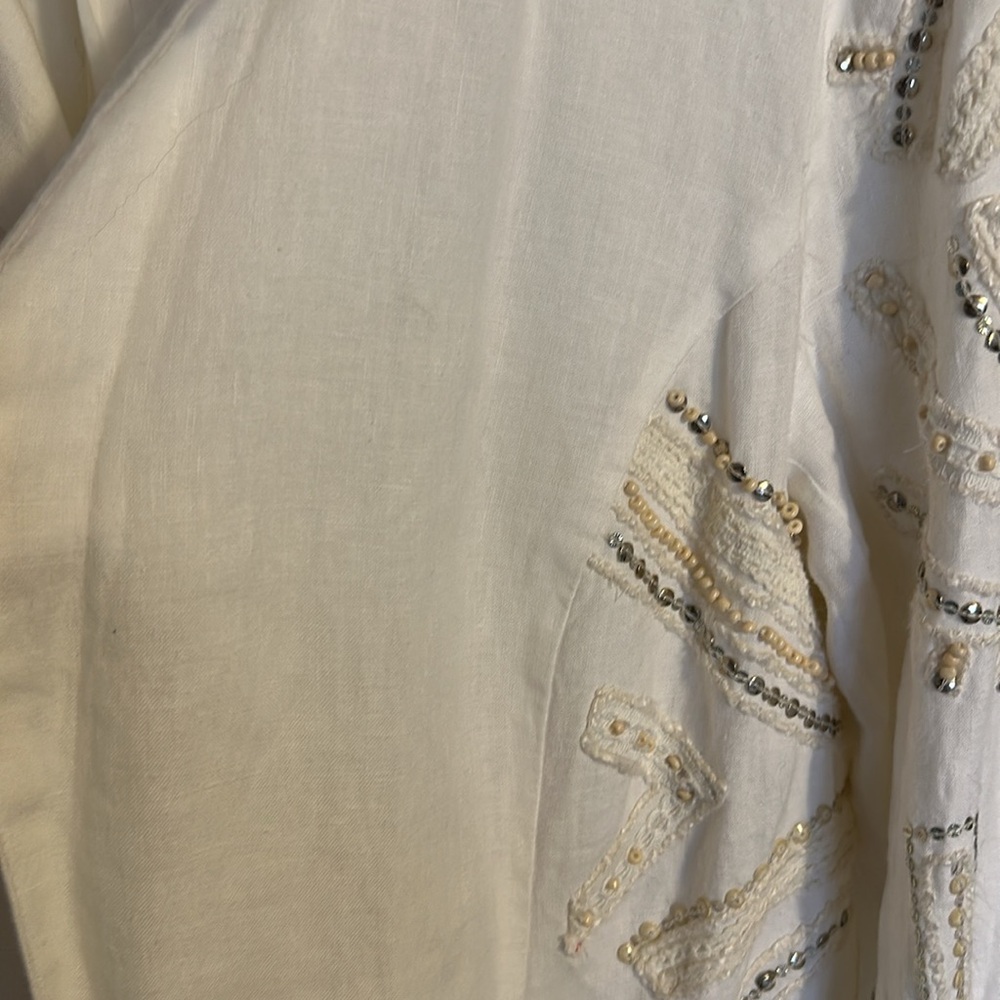 🆕 Chico’s Linen Jacket - Picture 9 of 10